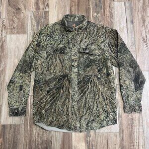 Game Winner Men’s Camo Long Sleeve Button Up Shirt